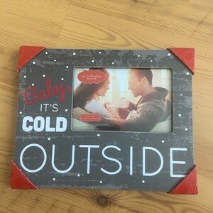 St. Nicholas Square Gray and Red Photo Frame